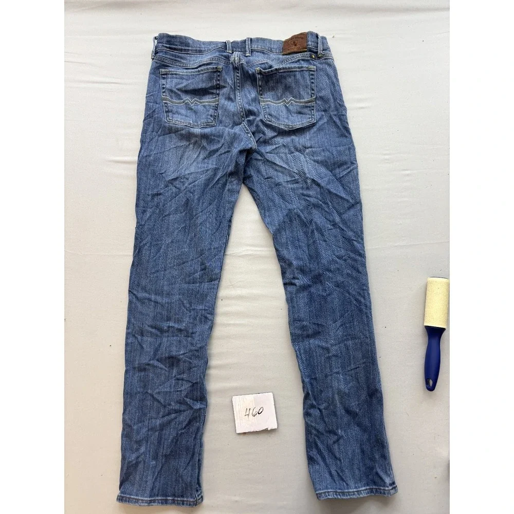 Lucky Brand Sweet N Straight Jeans Womens 14/32 Medium Wash Blue Straight Leg